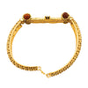 Shining Jewel Antique Gold Plated Healing and Powerful Adjustable Kada for Men & Women - MAHAKAL SJ_3498_MK