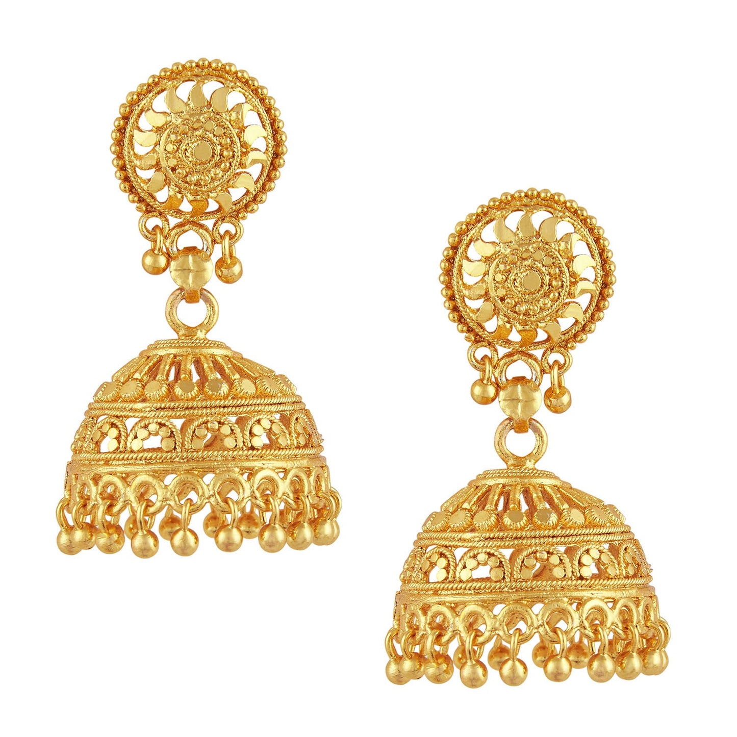 Traditional Gold Jhumkis (SJ_34)