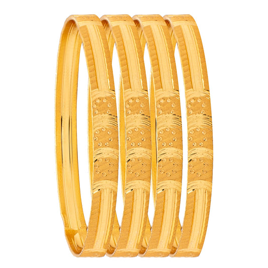 Shining Jewel Tradtitional Indian Handcrafted Designer Fancy Bridal Bangle Set for Women (SJ_3500_2.8)