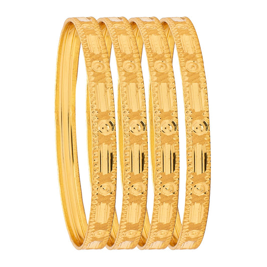 Shining Jewel Tradtitional Indian Handcrafted Designer Fancy Bridal Bangle Set for Women (SJ_3501_2.8)