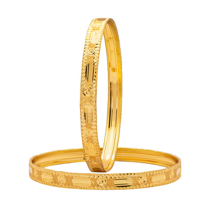 Shining Jewel Tradtitional Indian Handcrafted Designer Fancy Bridal Bangle Set for Women (SJ_3501_2.10)