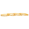 Shining JewelTwo Tone Gold & Silver Plated Traditional Designer Bangles for Women (SJ_3504_2.4)