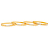 Shining JewelTwo Tone Gold & Silver Plated Traditional Designer Bangles for Women (SJ_3506_2.4)
