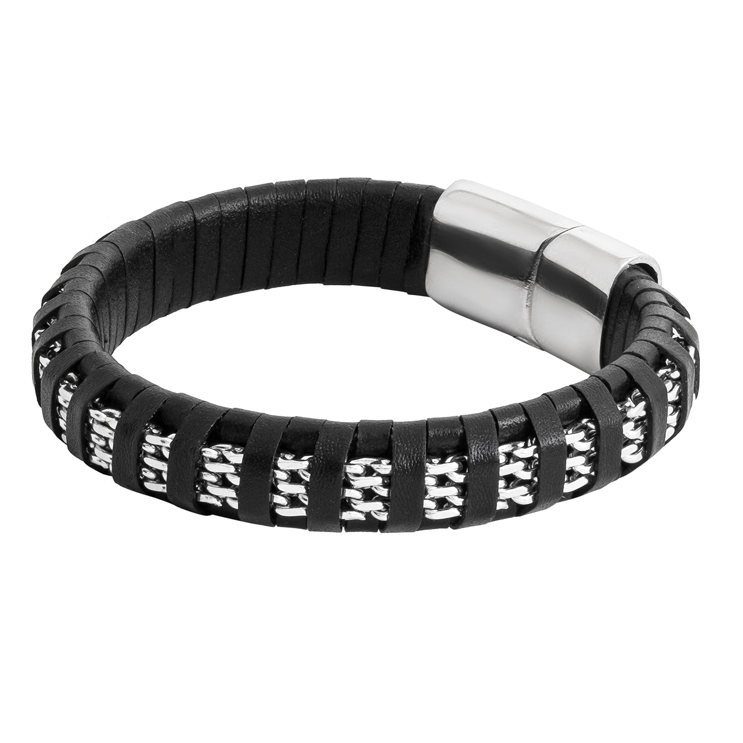 Buy Peora Silver Plated Leather Bracelet Stylish Design Fashion Jewellery  for Men & Boys (PX9LB45) at Amazon.in