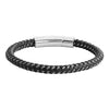 Braided Design Design Stainless Steel Bracelet for Men, Boys (SJ_3529_S)