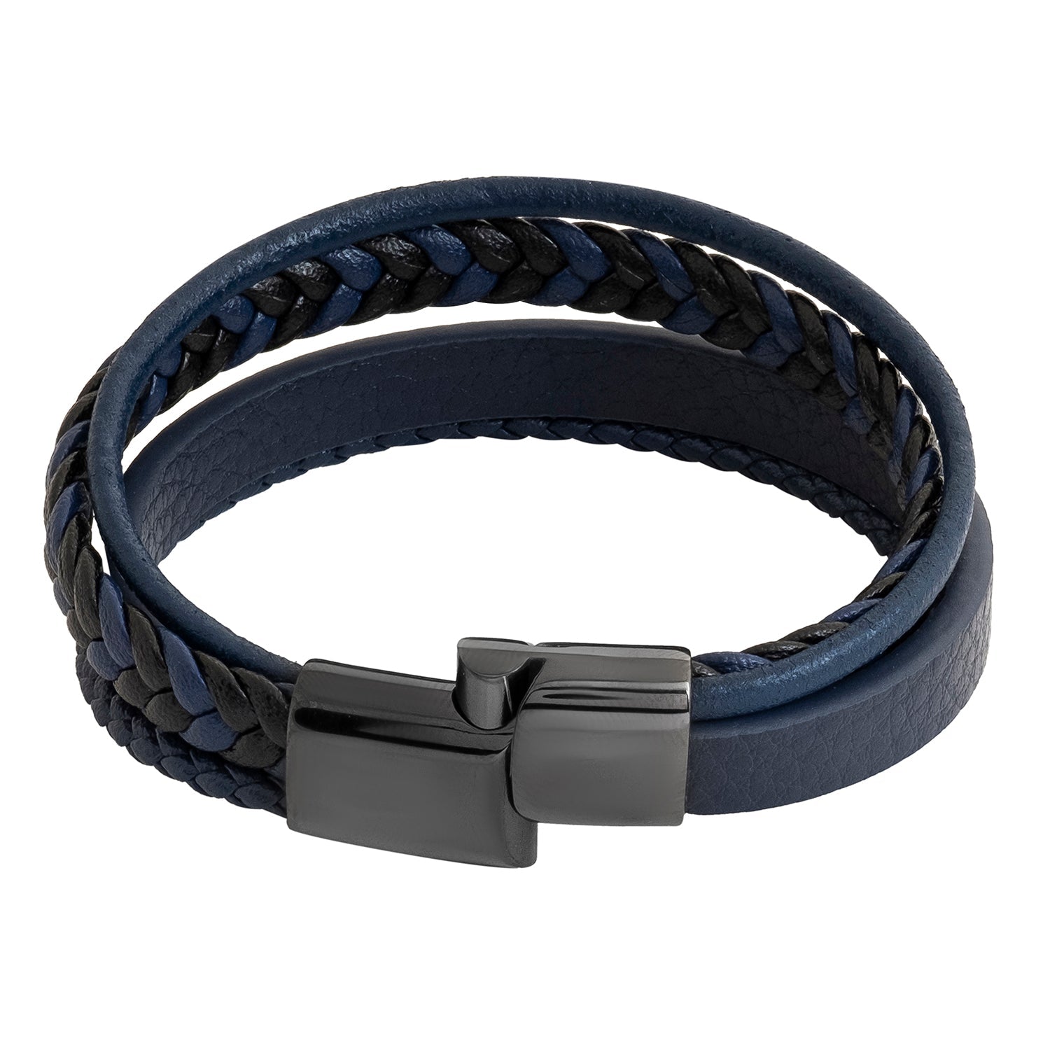 Orson Loop Leather Bracelet, Sterling Silver | Men's Bracelets | Miansai