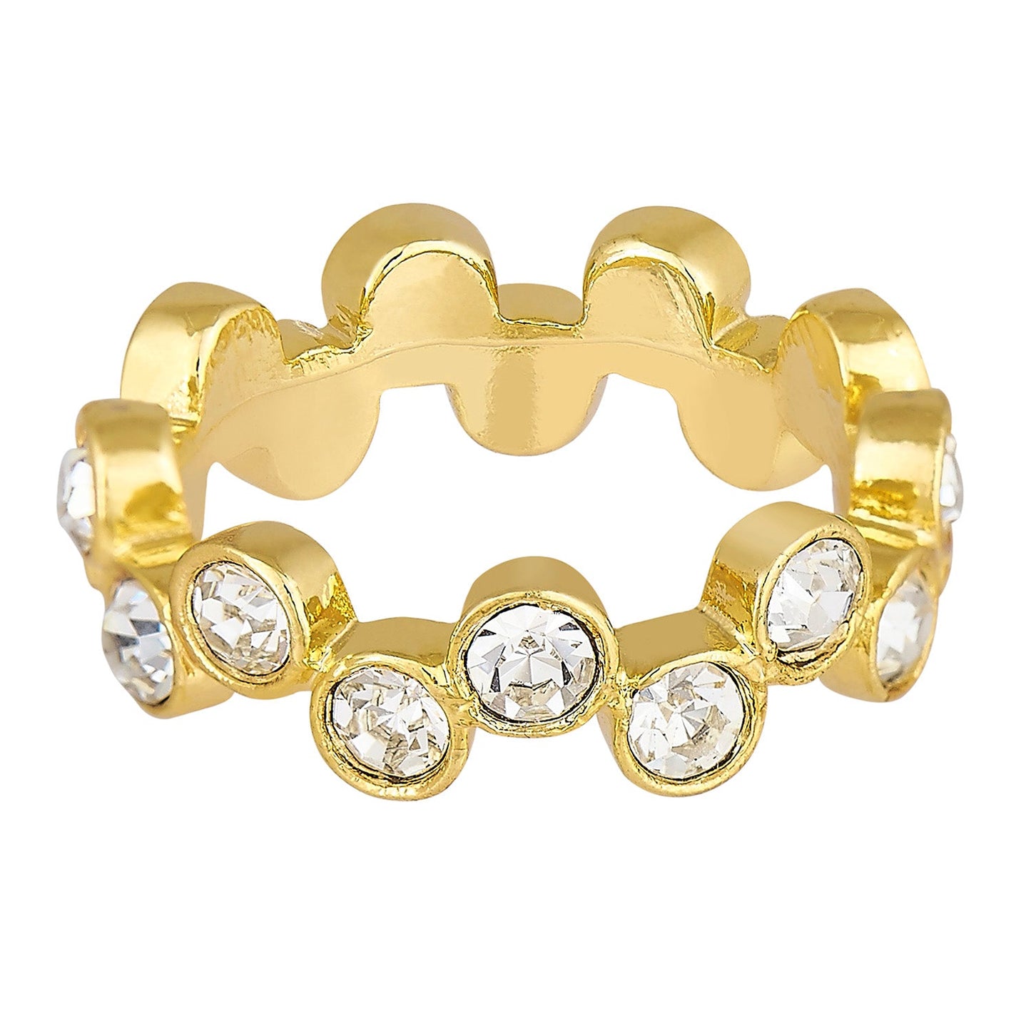 Gold Crown Finger Ring (SJ_4000)