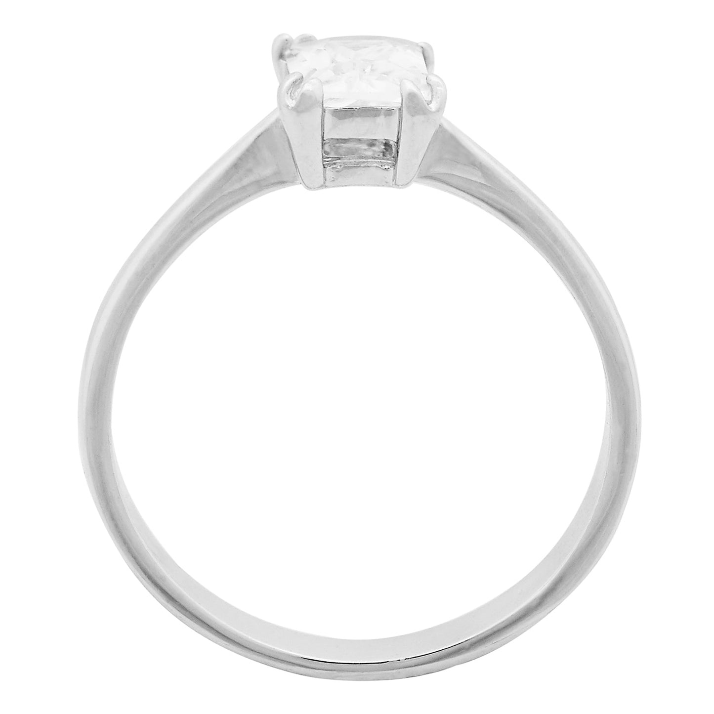 Rhodium Princess Finger Ring (SJ_4006)