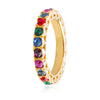 Multicolor Gold Finger Ring (SJ_4036)