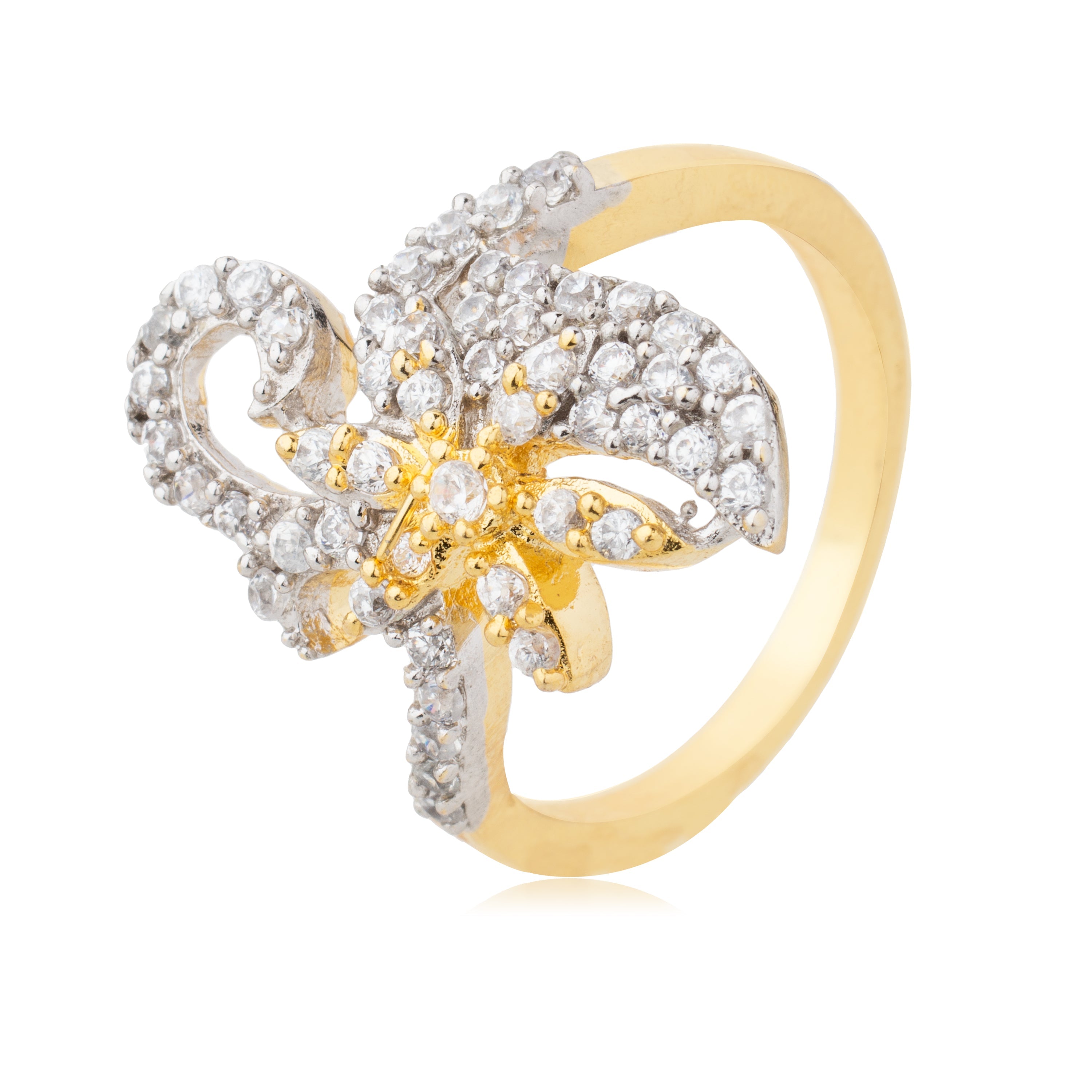 Bello Naari Gold Plated American Diamond Ring for Women, Girls (Rose Gold)  Brass Zircon Ring Price in India - Buy Bello Naari Gold Plated American  Diamond Ring for Women, Girls (Rose Gold)