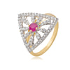 Contemporary & Designer American Diamond Finger Ring (SJ_4105)