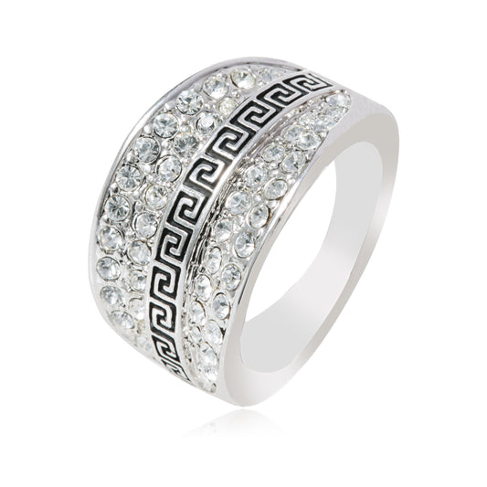 Shining Jewel Contemporary & Designer American Diamond Finger Ring (SJ_4118)