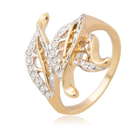 Shining Jewel Gold Contemporary & Designer Finger Ring (SJ_4122)