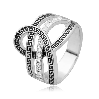 Shining Jewel 925 Silver Contemporary & Designer Finger Ring (SJ_4123)