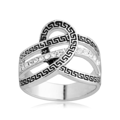 Shining Jewel 925 Silver Contemporary & Designer Finger Ring (SJ_4123)