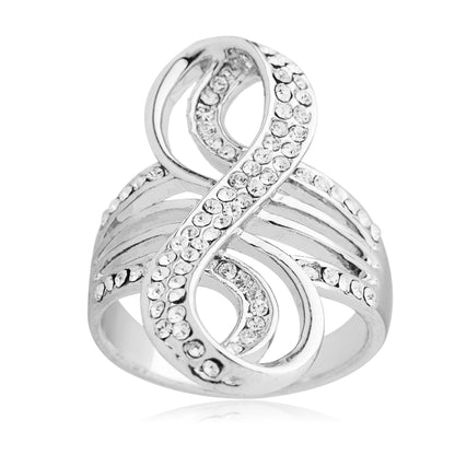 Shining Jewel 925 Silver Contemporary & Designer Finger Ring (SJ_4128)