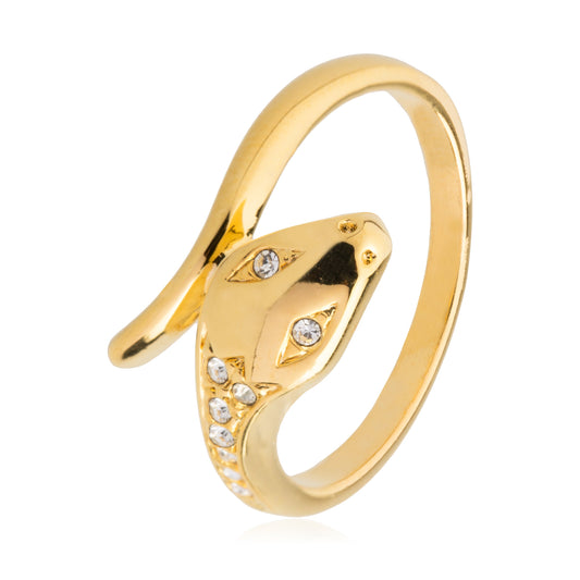 24K Daily wear Snake Finger Ring For Women (SJ_4167)