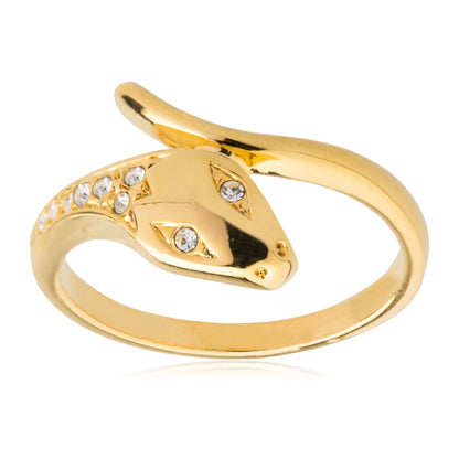 24K Daily wear Snake Finger Ring For Women (SJ_4167)