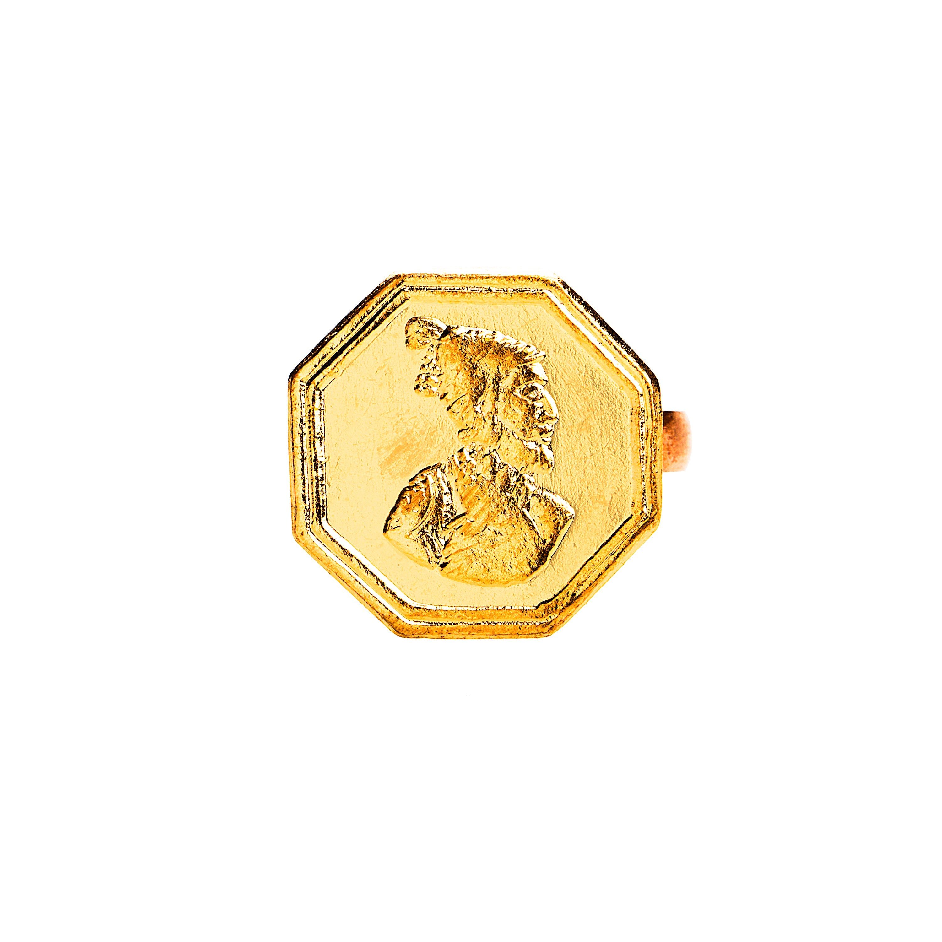 Radhe Imitation Golden A-396 Gold Plating Goga Maharaj Men Ring, Weight: 7  Gm (approx) at Rs 2400/piece in Rajkot
