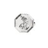 925 Silver Plated Shivaji Maharaj Finger Ring For Men (SJ_4247) - Shining Jewel
