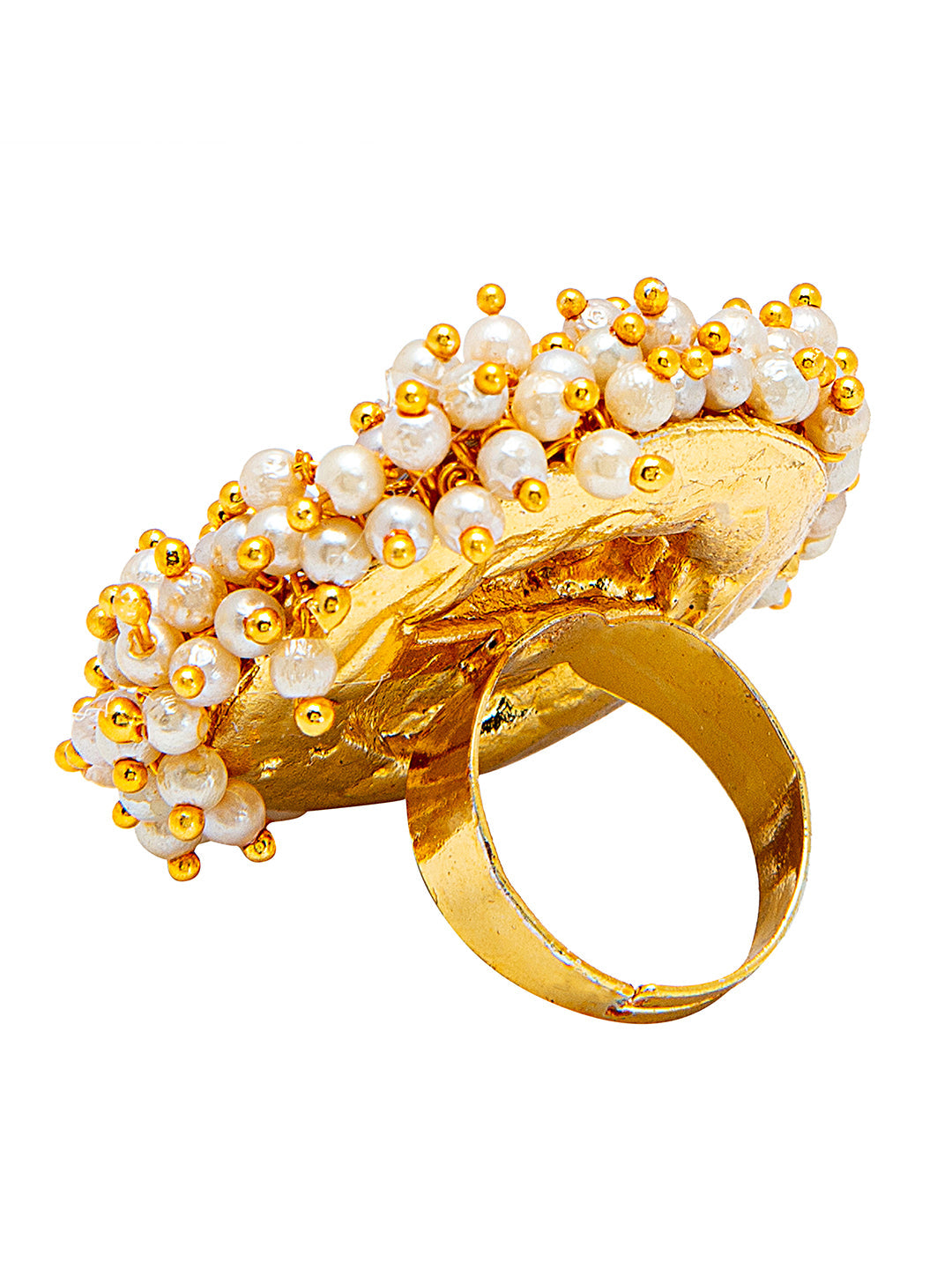 Stellar Radiance Finger Ring Watch in Gold | DIGITS Watch Shop – DIGITS®