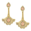 Traditional Ethnic And Fancy Earring With Champagne Crystals (SJ_453)