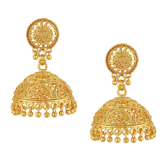 Traditional Gold Jhumkis (SJ_45)