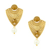 Traditional Ethnic And Fancy Drop Earring With Champagne Crystals (SJ_520)