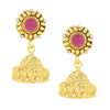 24K Traditional Gold Jhumka Earrings (SJ_524)