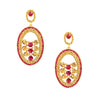 Gold Chandelier Designer Earrings  (SJ_562)