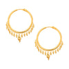 24K Traditional Gold Bali Earrings (SJ_635)