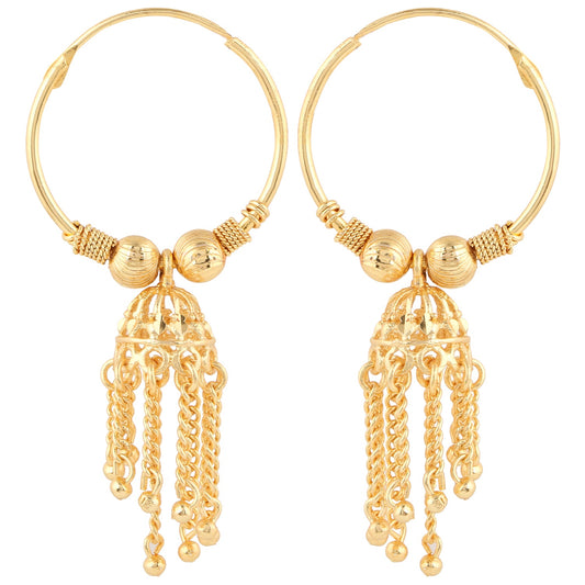 Traditional Gold Bali & Jhumki Earrings (SJ_652)