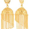 Traditional Gold Designer Jhumki Earrings (SJ_655)