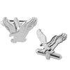 925 Silver Plated Falcon Design Fancy Cufflinks For Men (SJ_7046)