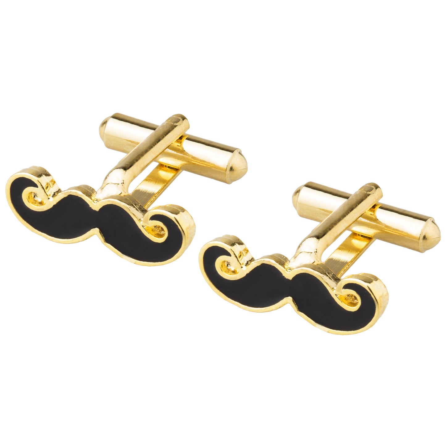 Funky & Stylish Cufflinks for Men - Moustache Design (SJ_7051)