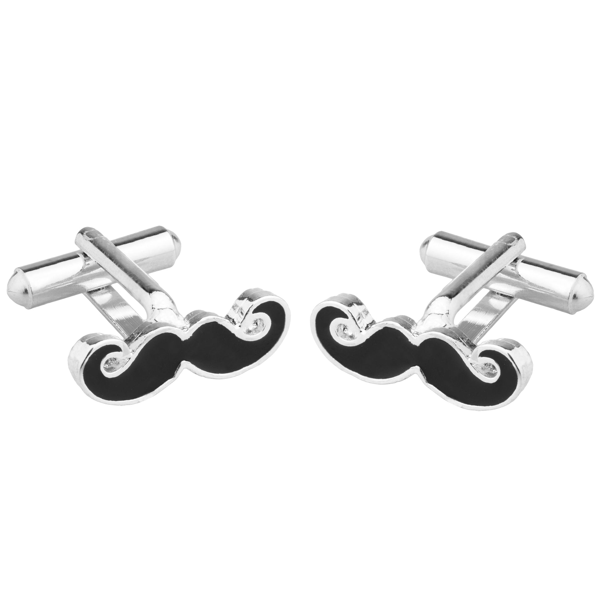 Funky & Stylish Cufflinks for Men - Moustache Design (SJ_7053) - Shining Jewel