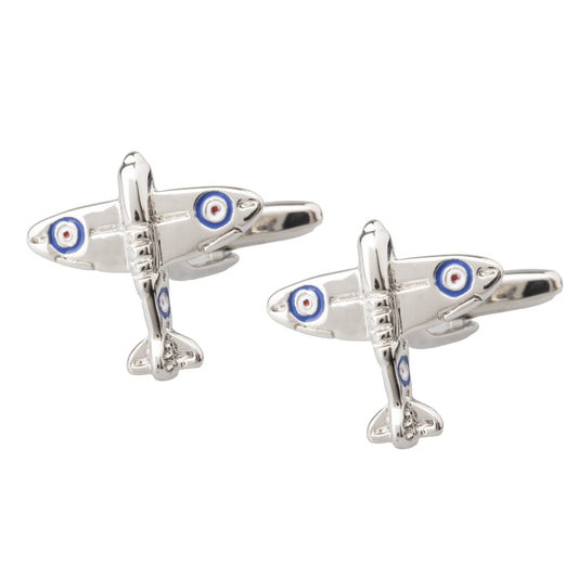 Funky & Stylish Cufflinks for Men - Aeroplane Design (SJ_7056) - Shining Jewel