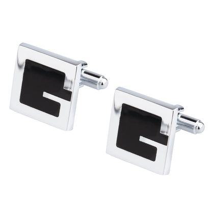 Chrome Silver Plated Designer Cufflinks for Men (SJ_7060)