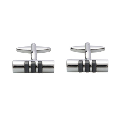 Chrome Silver Plated Designer Cufflinks for Men (SJ_7063)