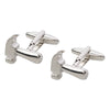 925 Silver Plated Hammer Design Fancy Cufflinks For Men (SJ_7069)
