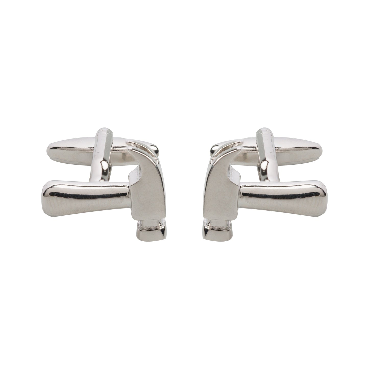 925 Silver Plated Hammer Design Fancy Cufflinks For Men (SJ_7069)