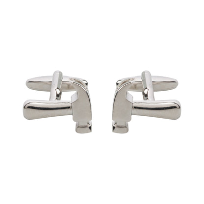 925 Silver Plated Hammer Design Fancy Cufflinks For Men (SJ_7069)