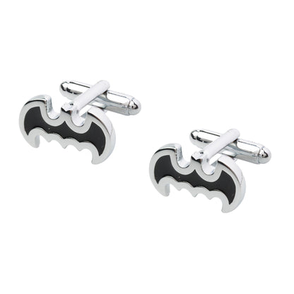 925 Silver Plated Super hero Batman Design Fancy Cufflinks For Men (SJ_7070)