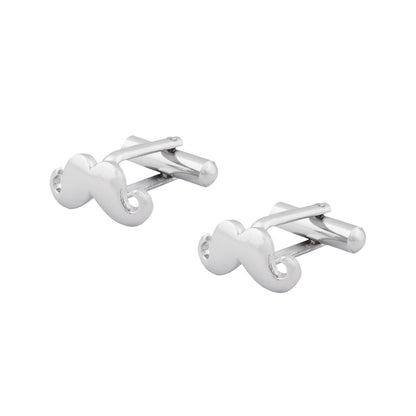 Funky & Stylish Cufflinks for Men - Moustache Design (SJ_7078) - Shining Jewel