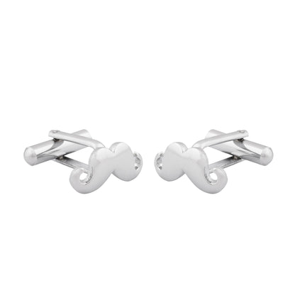 Funky & Stylish Cufflinks for Men - Moustache Design (SJ_7078) - Shining Jewel