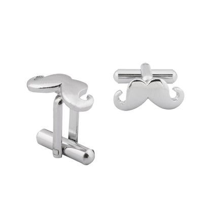 Funky & Stylish Cufflinks for Men - Moustache Design (SJ_7078) - Shining Jewel