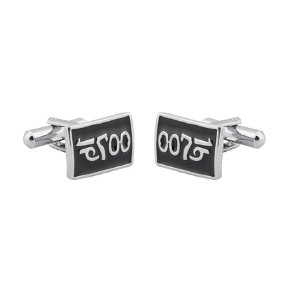 Elegant & Stylish 007 James Bond Cufflinks for Men (SJ_7079) - Shining Jewel