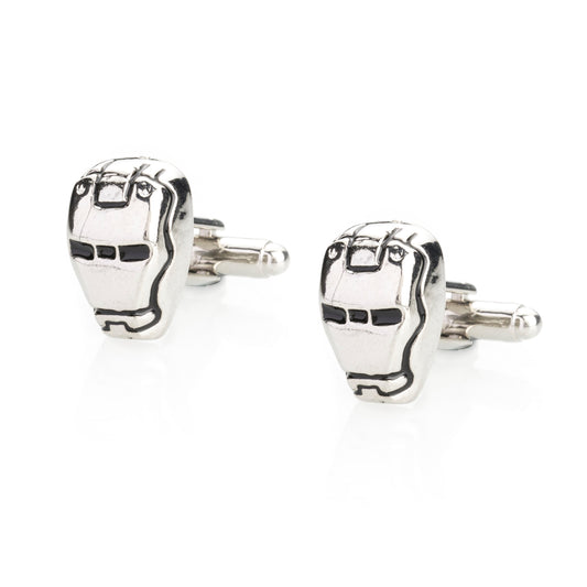 Elegant Fancy and Designer Silver Plated Avenger Cufflinks for Men - Superhero Ironman Design (SJ_7106) - Shining Jewel