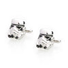 Elegant Fancy and Designer Silver Plated Cufflinks for Men - Star Wars Stormtrooper Design (SJ_7112) - Shining Jewel