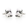 Elegant Fancy and Designer Silver Plated Cufflinks for Men - Star Wars Stormtrooper Design (SJ_7112) - Shining Jewel